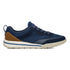 Sneakers blu in pelle e tessuto con dettagli traforati Bugatti, Uomo, SKU m114000583, Immagine 0